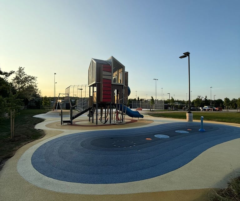 PLAYGROUND SURFACING AND SPLASH PAD SURFACING