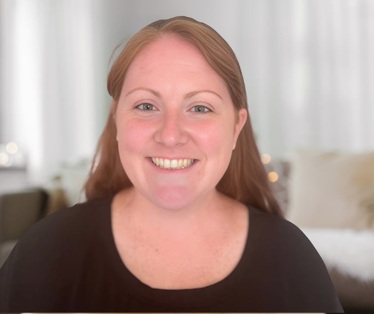 a woman with a laptop computer and a laptop