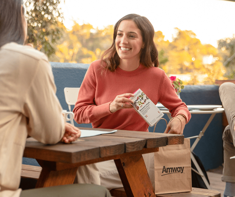 Vendiendo los productos Amway