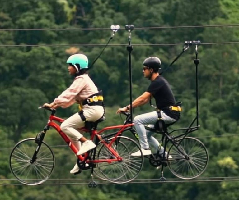 Sky Cycle Zipline by SAM Zipline