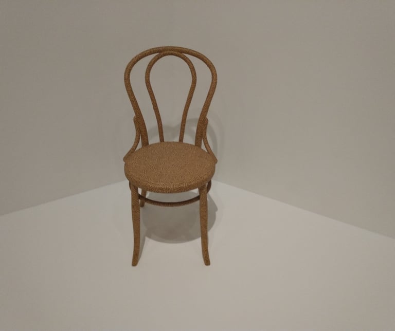 Jiří Kolář: Chair; Sidney and Lois Eskenazi Museum of Art, Bloomington IN, United States; photo: DK.