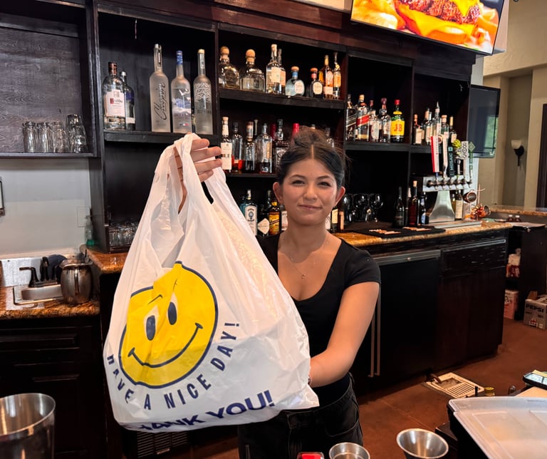 Bar area at Dos Vientos Local Table in Newbury Park serving Italian wines and cocktails