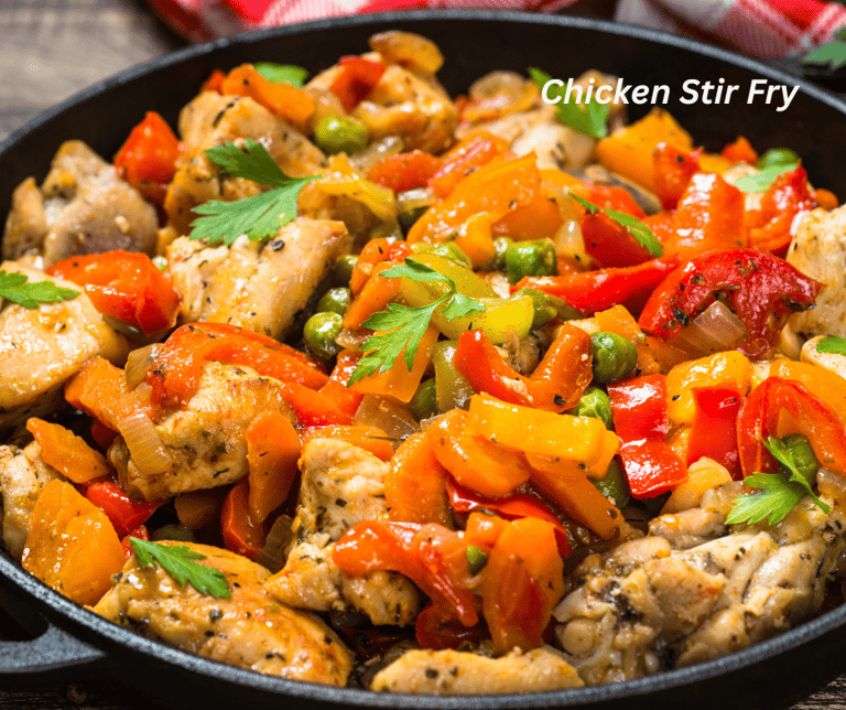 Asian Inspired Stir Fry Chicken