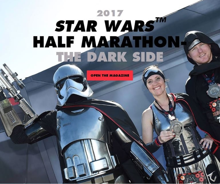 2017 runDisney Star Wars Half Marathon The Dark Side race weekend logo