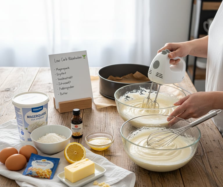 Rezept Käsekuchen – klassisch und leicht