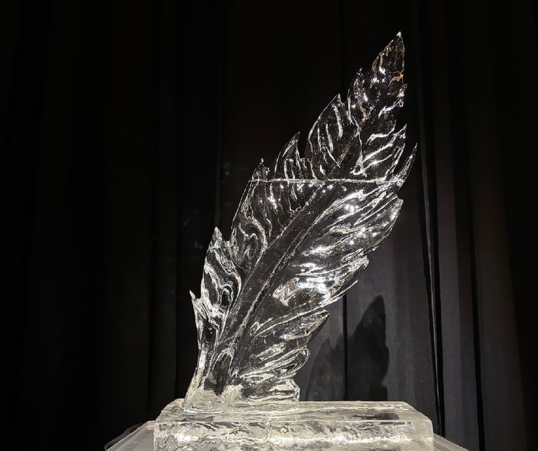 escultura de hielo para bodas en buenos aires