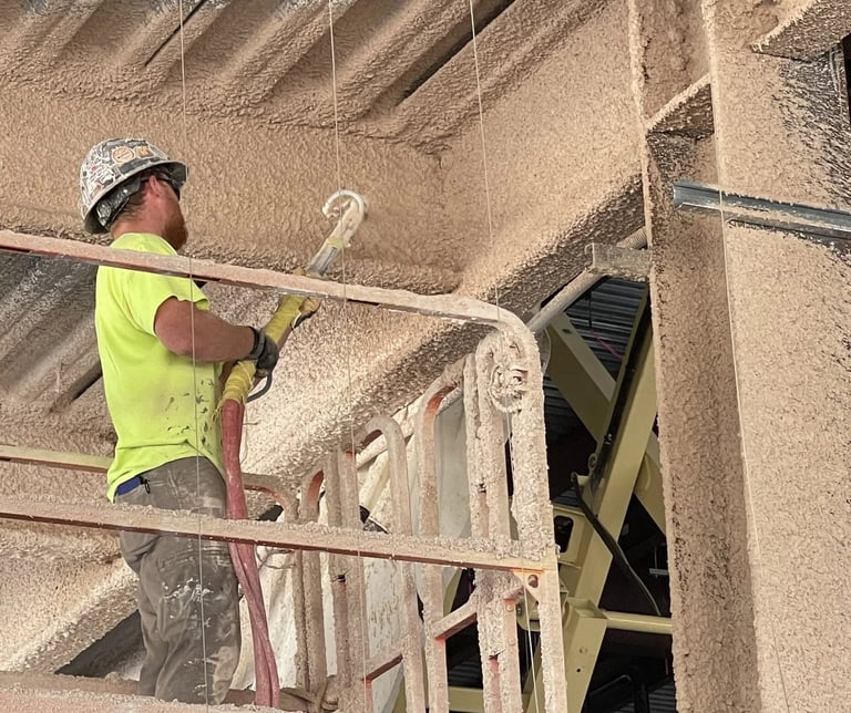 flame resistant protection applied to timber beams and panels