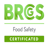 Logo showing BRCGS certificated