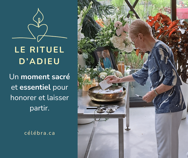 Rituel d’adieu personnalisé lors d’une célébration de vie Célébra