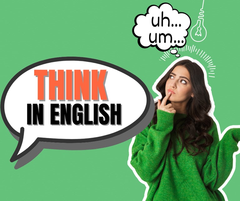 думать на английском