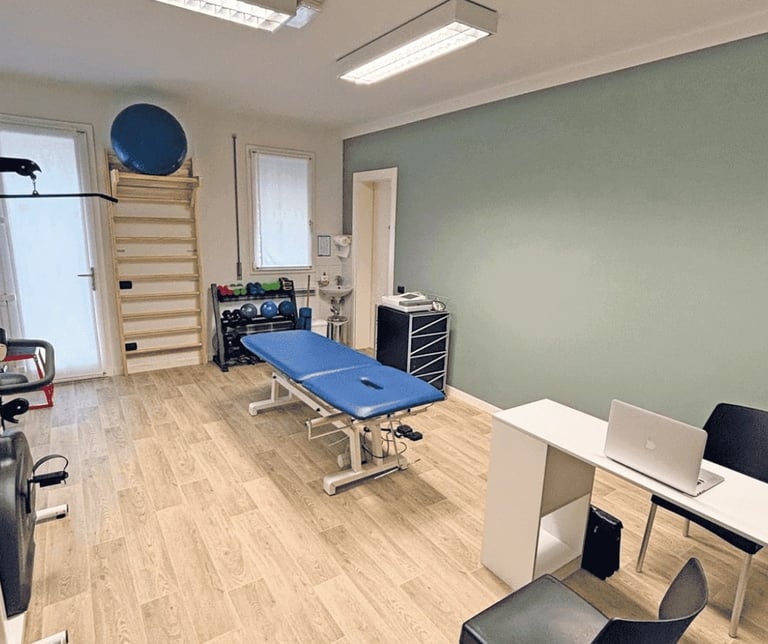 Interno dello studio nutrizionista Davide Milani a Grantorto (PD)