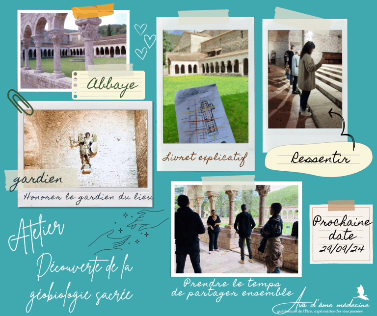 atelier géobiologie sacrée abbaye tourisme