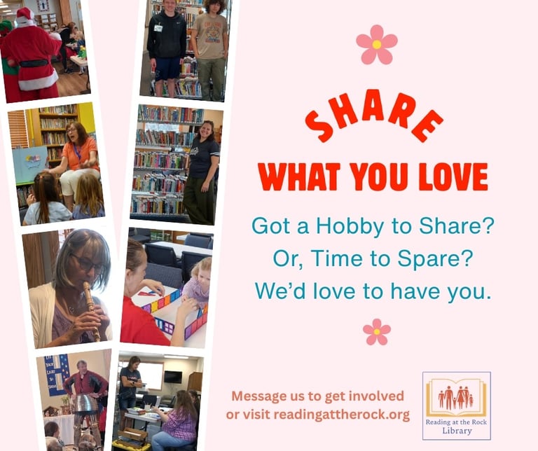 Volunteers power Reading at the Rock!