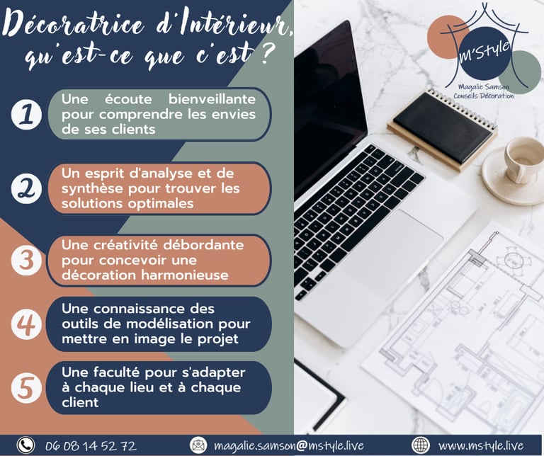 Métier décoratrice M'Style