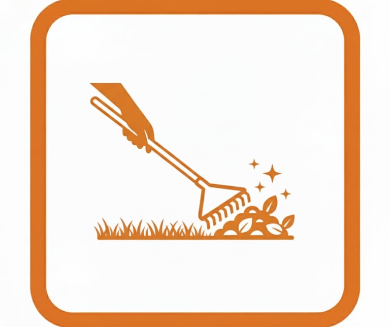 a lawn mowering with a lawnmowering machine