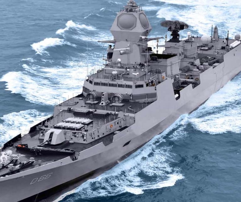 a large gray and white ship with a large white ship
