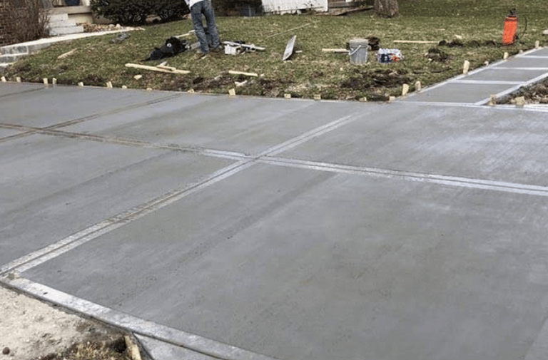 Regular Concrete Driveway Standard Concrete Driveway