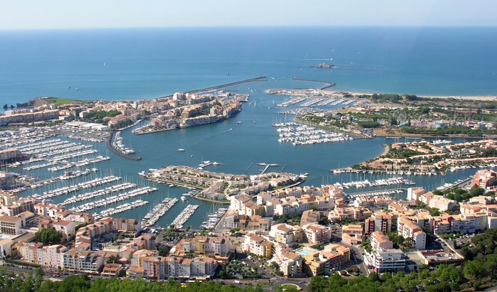 The resort of Cap d'Agde