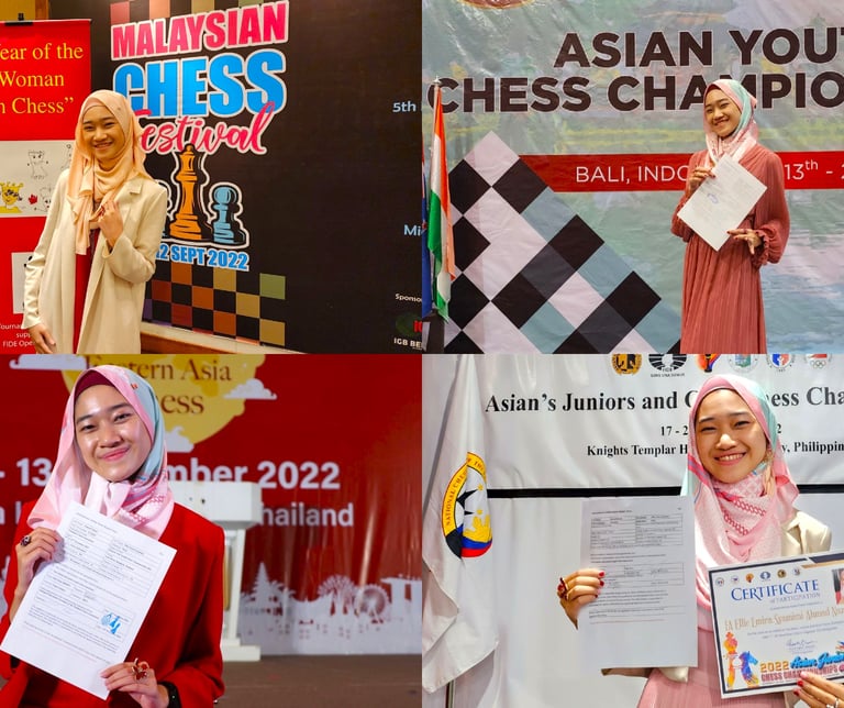Malaysia Chess International Arbiter Ellie Emira. Chess Clicks