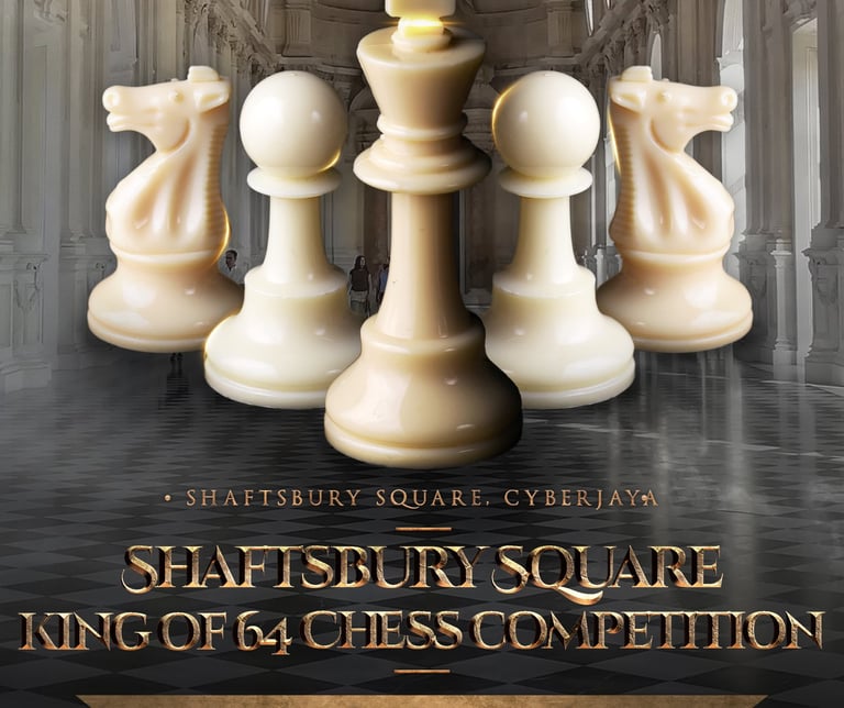 Shaftsbury Square, Cyberjaya Chess Tournament 2023. Malaysia Chess Tournament. Catur Malaysia 