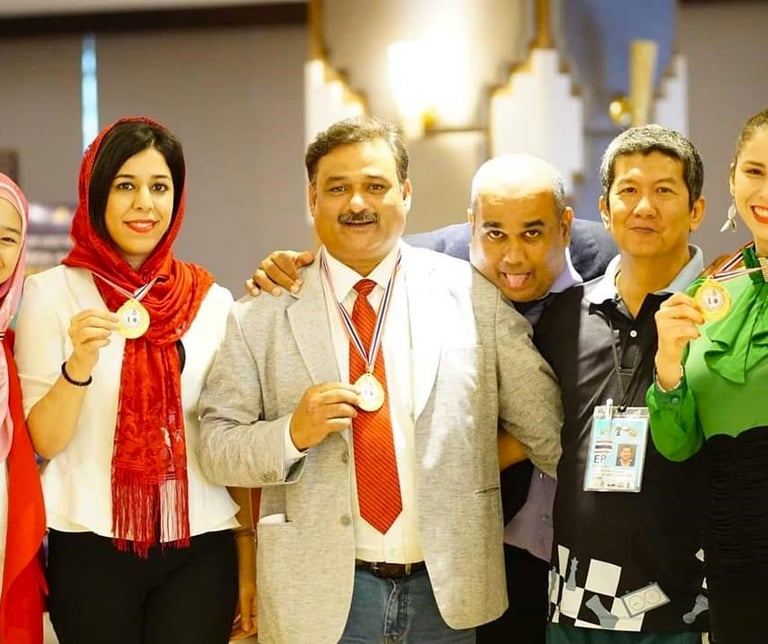 Ellie Emira at Thailand Festival 2019 with Shohreh Bayat and Dharmendra Kumar.