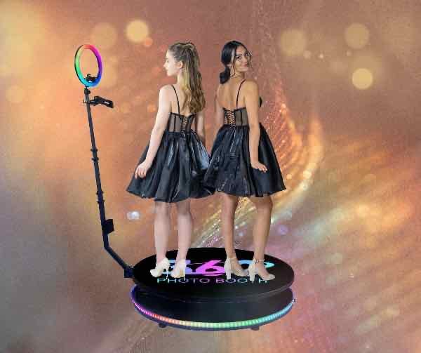 360 photo booth rental in Bakersfield & Los Angeles.