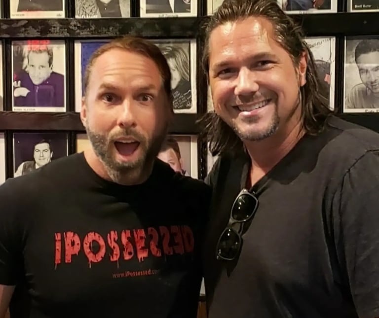 Comedians Carl Rimi and Bob Rayhart