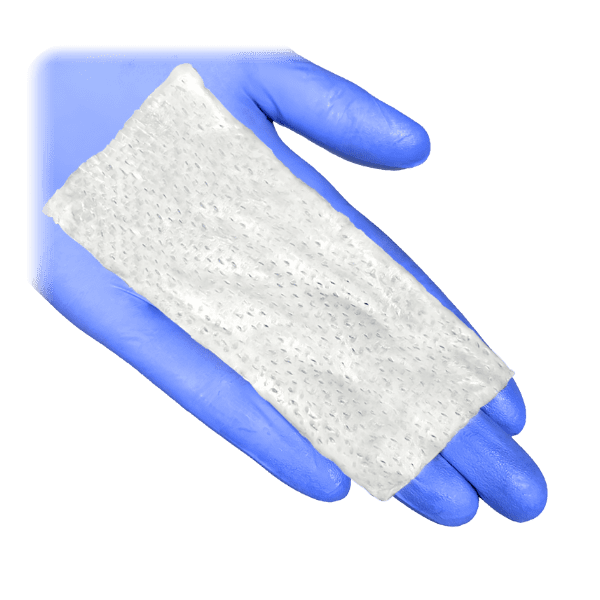 a meshed acellular dermal matrix patch