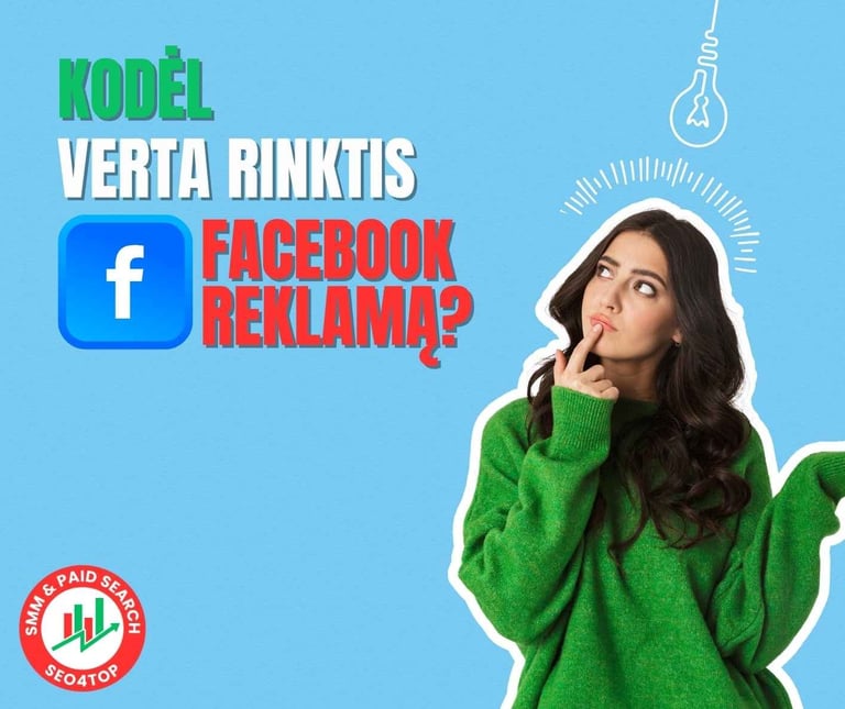 Kodėl verta rinktis Facebook reklamą?