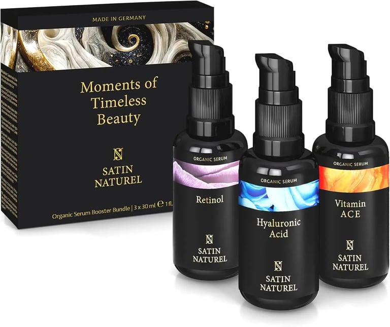 Satin Naturel kit 3 serums anti-envejecimiento
