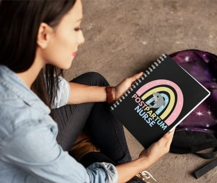 Postpartum Nurse Notebook