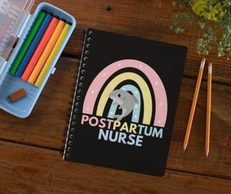 Postpartum Nurse Notebook