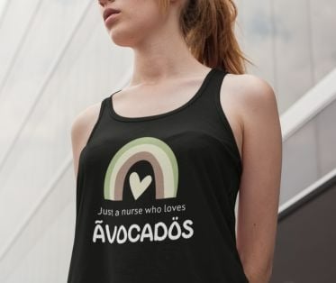 Just A Nurse Who Love Avocados Tank Top