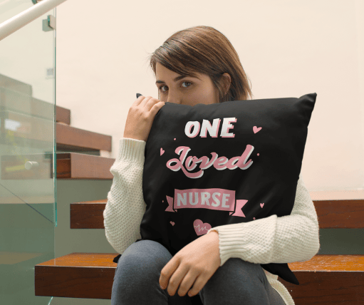 One Loved Nurse Throw Pillow