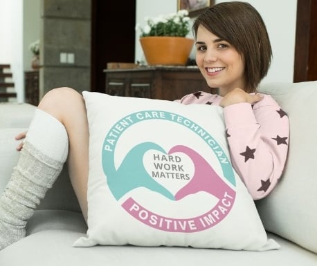 Patient Care Coordinator Throw Pillow