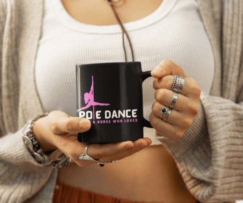 nurse pole dance mug