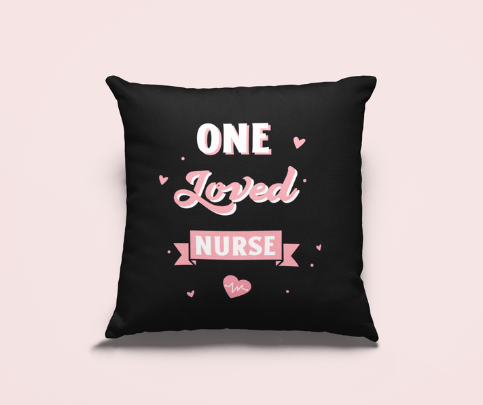 One Loved Nurse Throw Pillow