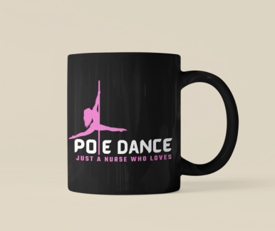 nurse pole dance mug