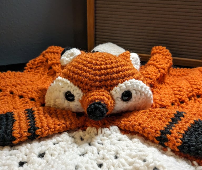 Orange, White & Red Fox Lovey