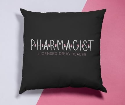 Pharmacist Throw Pillow