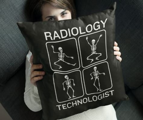 Rad Tech Throw Pillow