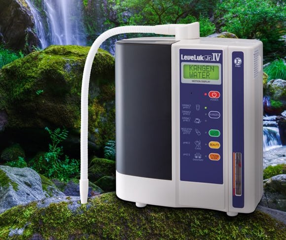 Enagic Leveluk JrIV Kangen Water ionizer featuring 5 different types of water