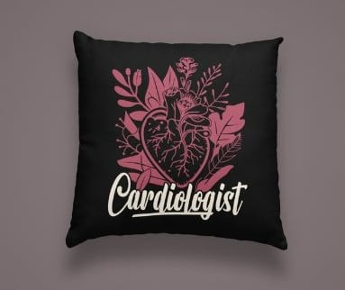 Cardiologist Throw Pillow
