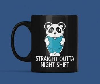 night shift nurse mug