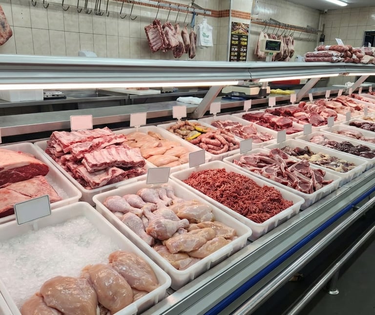 Bandeja-plástica-para-carne-na-cor-branca-modelo-reforçado-para-açougues-utilizada-para-o-armazename