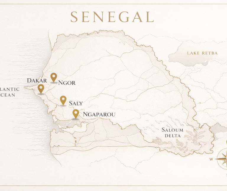 carte point immobilier Sénégal
