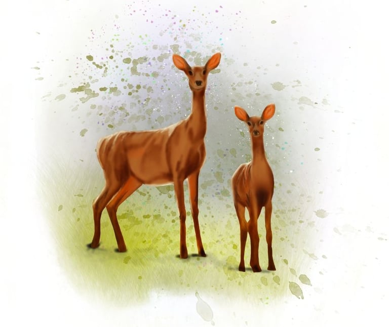 Deer Spirit Animal from the Animal Spirit Oracle Deck