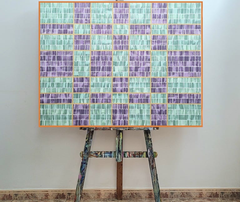 Esterilla, en el caballete