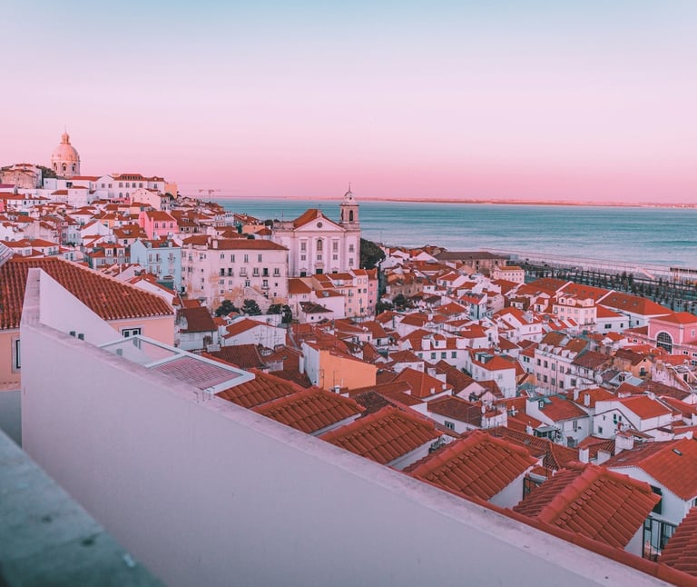 Alfama district in Lisbon