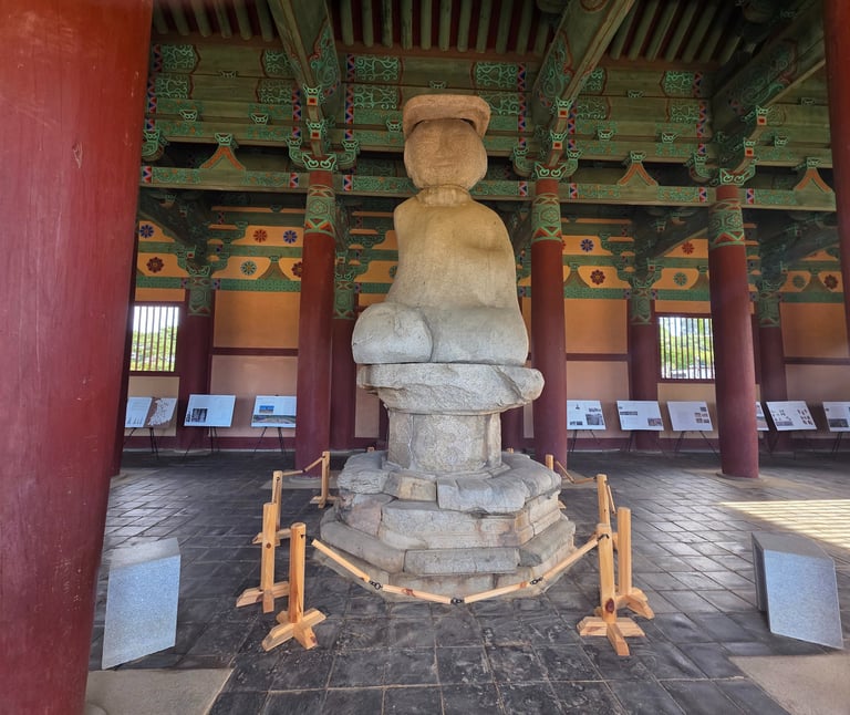 Interior of Jeongnimsa Temple